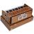 Harmonium Traveler/Portable/Folding Type, 9 Stops- 5 Main & 4 Drones, 3½ Octaves, Coupler, Bass-Male Reed - 440 Hz