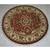 DRI00034 Traditional Hand Knotted Pure Wool Area Rug from Round 70 X 70 Inches Red
