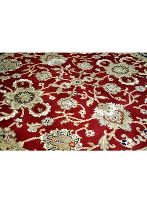 DRI00041 Indian Traditional Hand Woven Wool Carpet 3