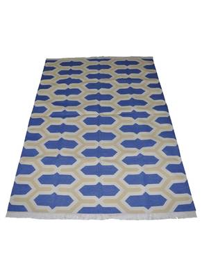 Lal Haveli Home Decorative Handmade cotton Dhurrie Rug 4 X 6 Feet (72 X 48 inch) 1