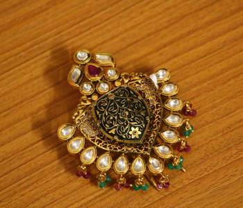 Multicolor Ruby Brooch 1
