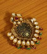 Multicolor Ruby Brooch