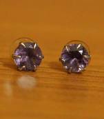 Purple Amethyst       Studs