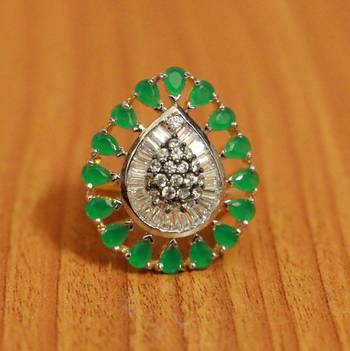 Green Onyx Rings 1