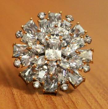 White Cubic Zirconia Rings 1