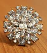 White Cubic Zirconia Rings