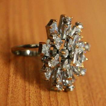 White Cubic Zirconia Rings 2