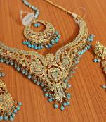 Turquoise Pearl Necklace-Sets