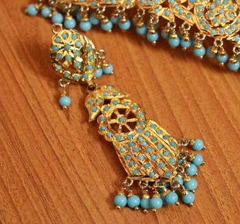 Turquoise Pearl Necklace-Sets 3