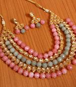 Multicolor Pearl Necklace-Sets