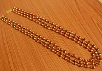 Brown Crystal Necklaces 1