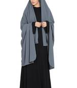 Grey and Black Kashibo Irani Chador