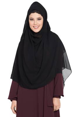 Wine kashibo Umbrella Cut Dress Abaya With Falling Panel And Bell Sleeves 6