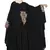 Black Nida Embroidered Irani Kaftan Abaya
