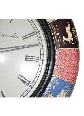 HND00441 Traditional Home Decorative Indian Designer Wall clock 2