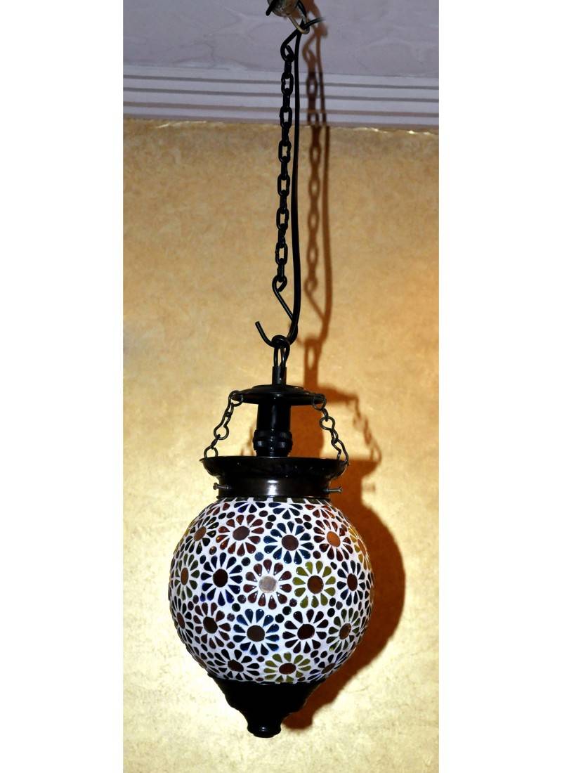 HND00458 Home Decorative Indian Ethnic Designer Hanging Glass lamps