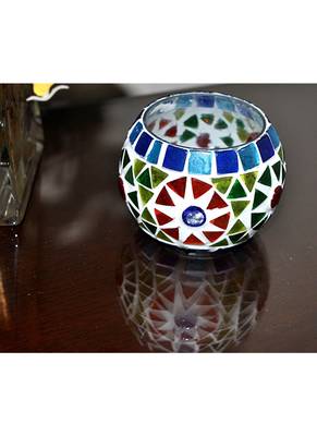 HND00514 Indian Traditional Home Decorative Glass Hanging lamps 2
