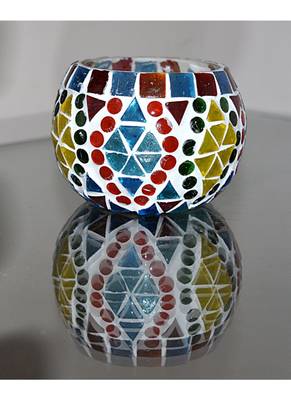Lalhaveli Glass Turkish Moroccan candle Holder Tea Light lamp 1