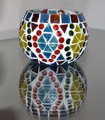 Lalhaveli Glass Turkish Moroccan candle Holder Tea Light lamp