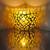 Ethnic Hand Painted Decorative Glass Tea Light candle Holder