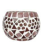Mosaic Glass Tealight Votive candle Holder 3 Inch