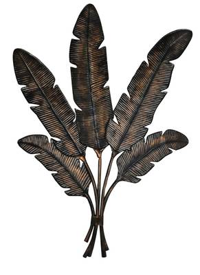 Banana Tree Leaves Home Decor Accents Wall Decor & Hangings 42 X 27 X 1 Inch 1