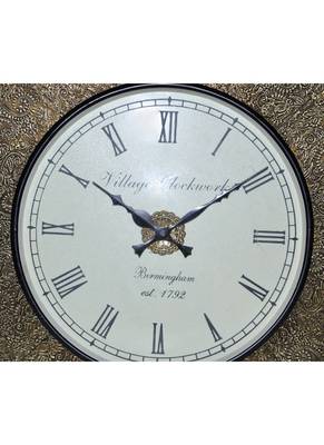 Rajasthani Decorative Wooden Wall Decor wall clock 3