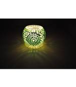 Lal Haveli Home Decorative Elegant Votive Glass candle Holder & Diwali Diya for Gift Item 5 Inch