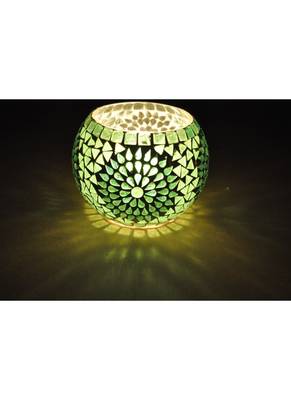 Lal Haveli Home Decorative Elegant Votive Glass candle Holder & Diwali Diya for Gift Item 5 Inch 2