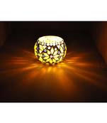 Ethnic Round candle Holder For Diwali 3 Inches