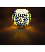 Mosaic Glass Hurricane candle Holder Diwali Gifts Corporate 3 Inches