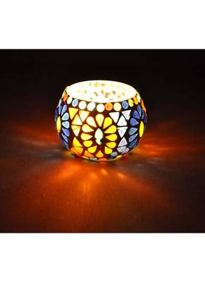 Handmade Tea Light candle Holder Centerpiece 3 Inches 1