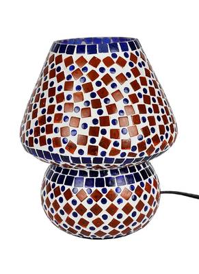 Elegant Mosaic Glass Table lamp 9 X 8 Inches 1