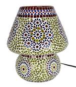 Jaipuri Handmade Glass Table lamp Electrics 12 X 11 Inches