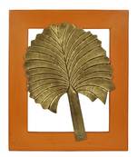 Lalhaveli Handmade Work Design Wooden Leaves Wall Decoration 13 X 11 Inches
