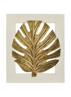 Handcrafted Wall Decor Palm Leaves Decorations Frame 13 X 11 Inches 1