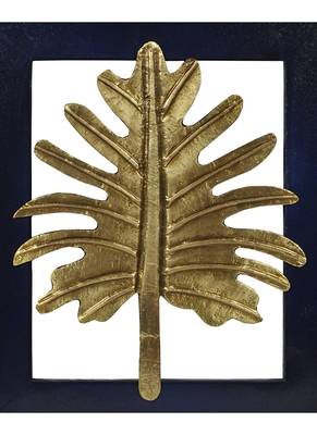 Jaipuri Home Decor Wooden Leaves With Fream 13 X 11 Inches 2