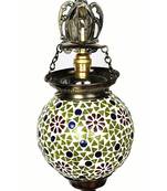 Mosaic Glass Wall Decor lamp & Light 13 X 9 Inches
