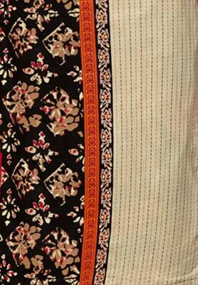 Beige Printed Cotton Kurtis 4