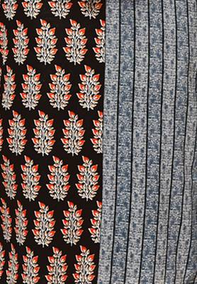 Grey Printed Cotton Kurtis 4