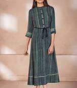 Multicolor Printed Rayon Long Kurtis