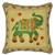 Vintage embroidered Elephant Design cotton Cushion Cover Pillow Cover 17 Inches 2 Pcs