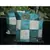 Handcrafted patchwork Decorated silk Pillow Cushion Cover 16 X 16 Inches Set ...