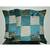 Handcrafted patchwork Decorated silk Pillow Cushion Cover 16 X 16 Inches Set ...