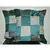 Handcrafted patchwork Decorated silk Pillow Cushion Cover 16 X 16 Inches Set ...