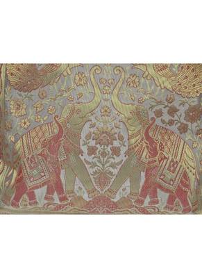 Lal Haveli Room Decorative Handmade silk Cushion Cover 16 X 16 Sets of 2 Pcs 3