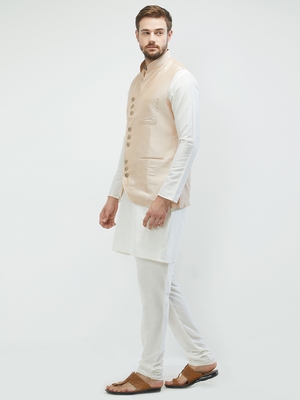 kurta churidar viscose koti waistcoat irin