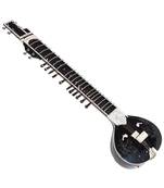 Sitar- Vilayat Khan Style- 6 Main String, 12-13 Sympathetic Strings, Flat Back, Traveler Model, Few Mizrabs