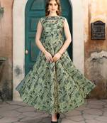 Multicolor printed rayon kurti