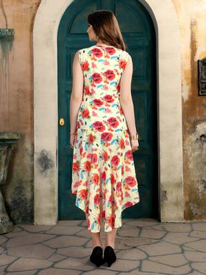 Multicolor printed cotton poly kurti 2